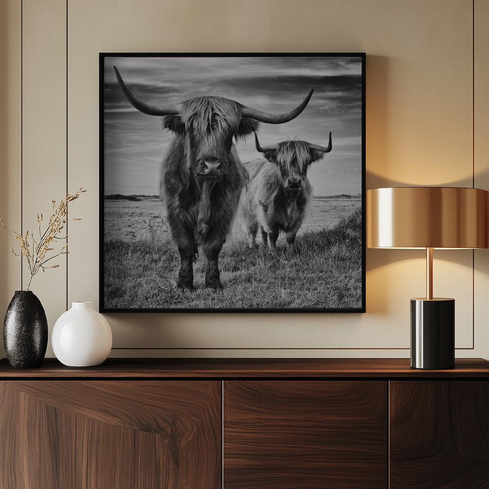Canvas print - Highlands by the entrance