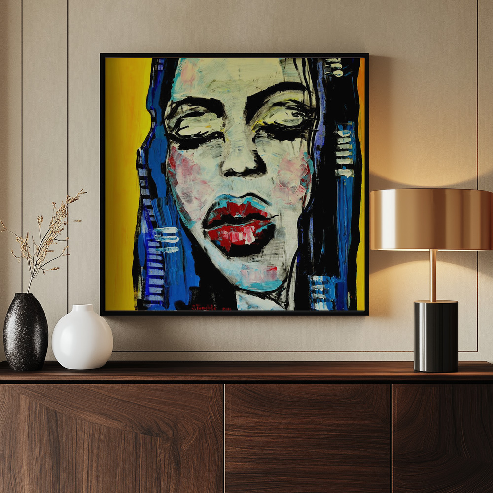 Canvas print - Magdalena or waiting room by the entrance