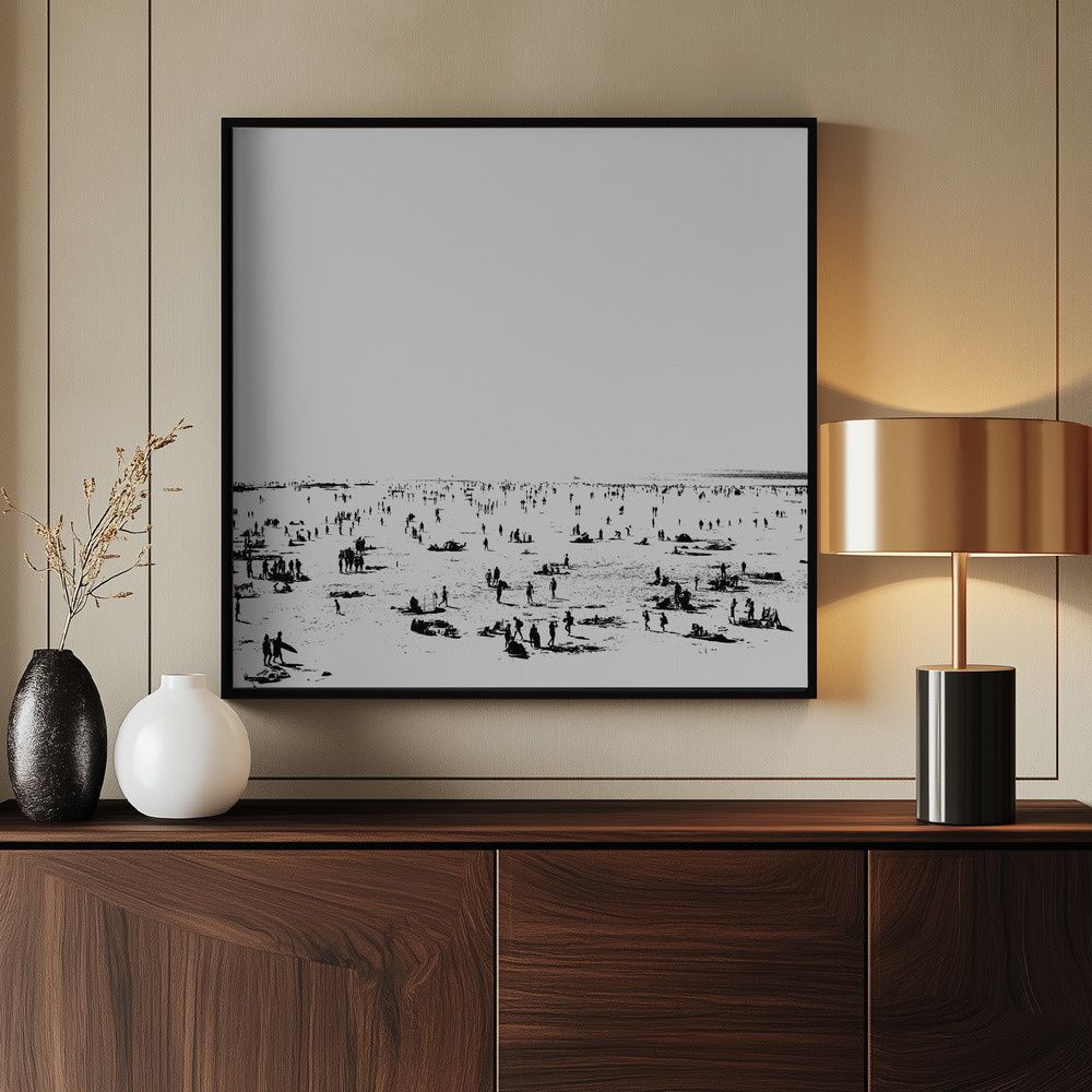 Canvas print - Beach No2 by the entrance