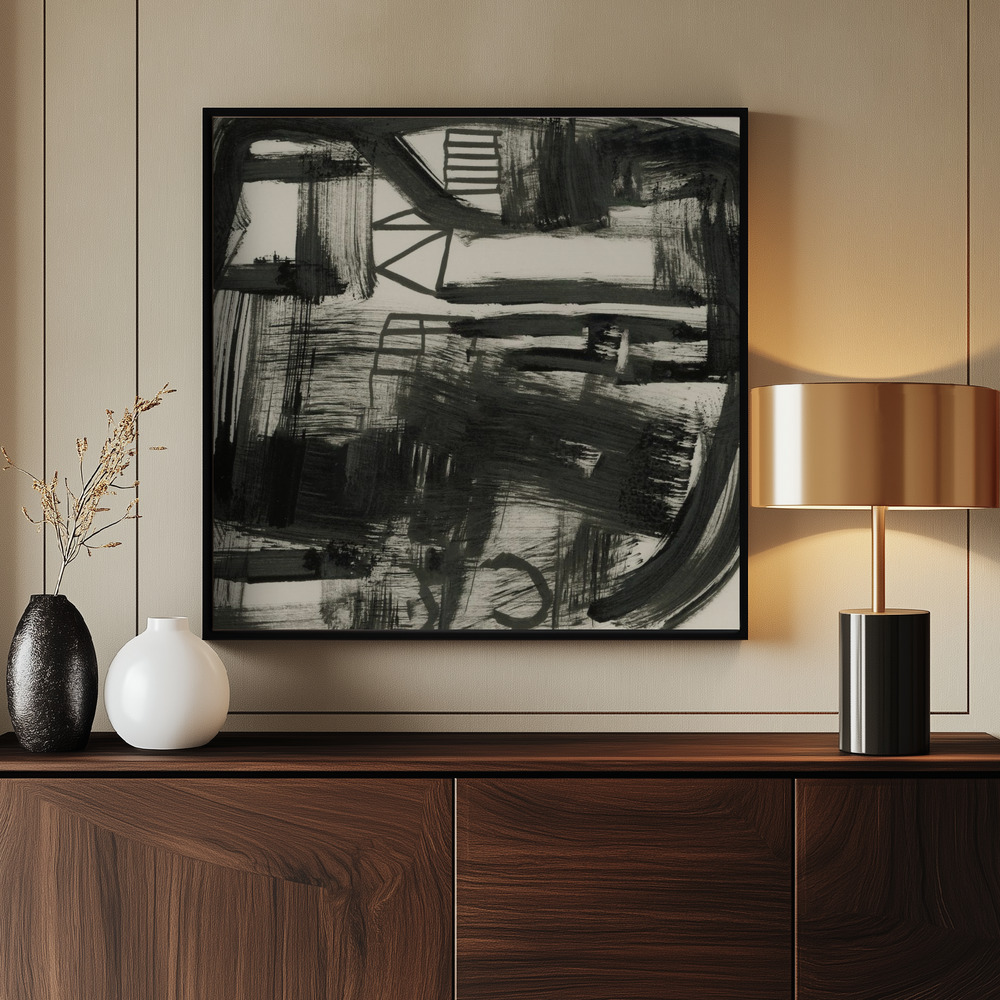 Lienzo - Market junto a la entrada