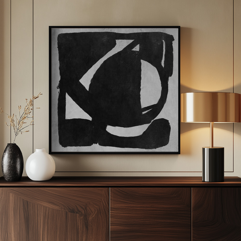 Canvas print - Abstract Melody No6 by the entrance