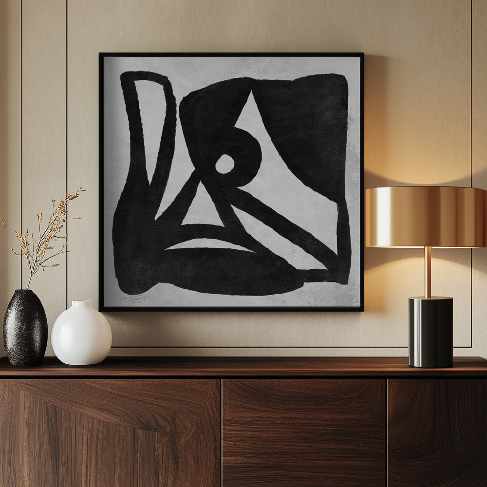 Lærred - Abstract Melody No2 ved indgangen