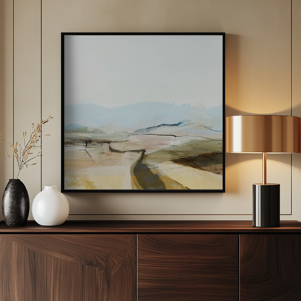 Canvas print - Countryview by the entrance