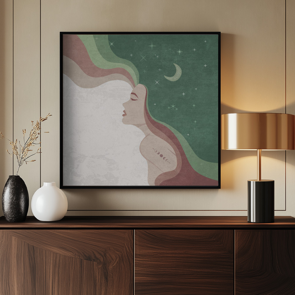 Canvas print - Lunar Dreams by the entrance