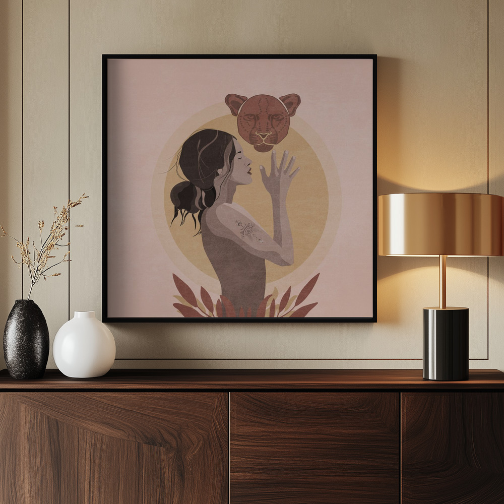 Canvas print - Spirit Connection by the entrance