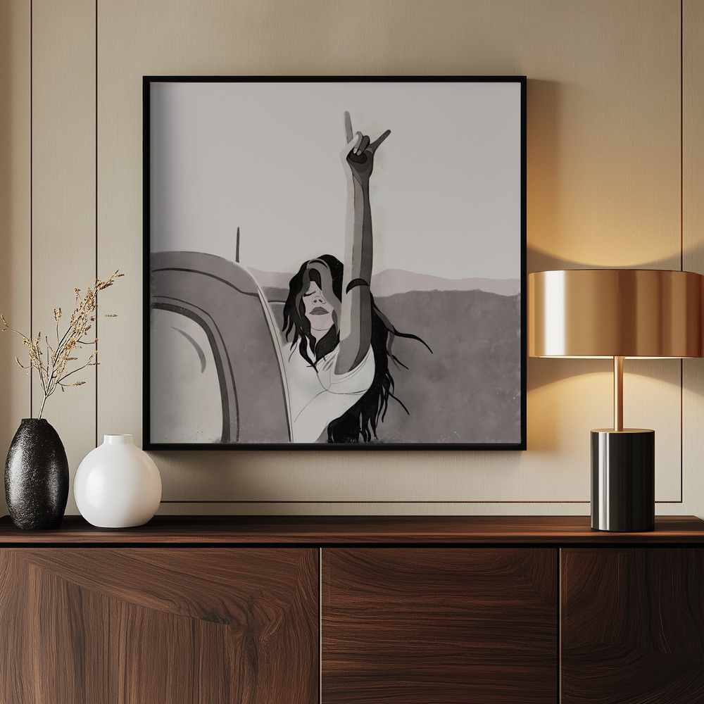 Stampe su tela - Rebel Spirit vicino all'ingresso