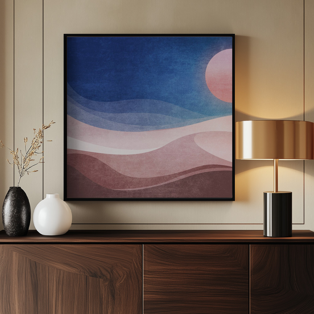 Canvas print - Lunar Horizons by the entrance