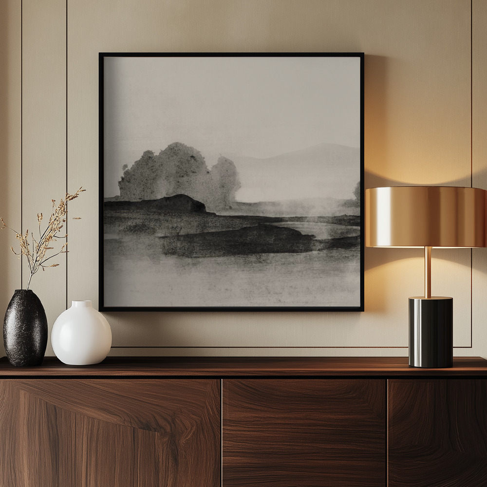 Canvas print - Land 1 by the entrance