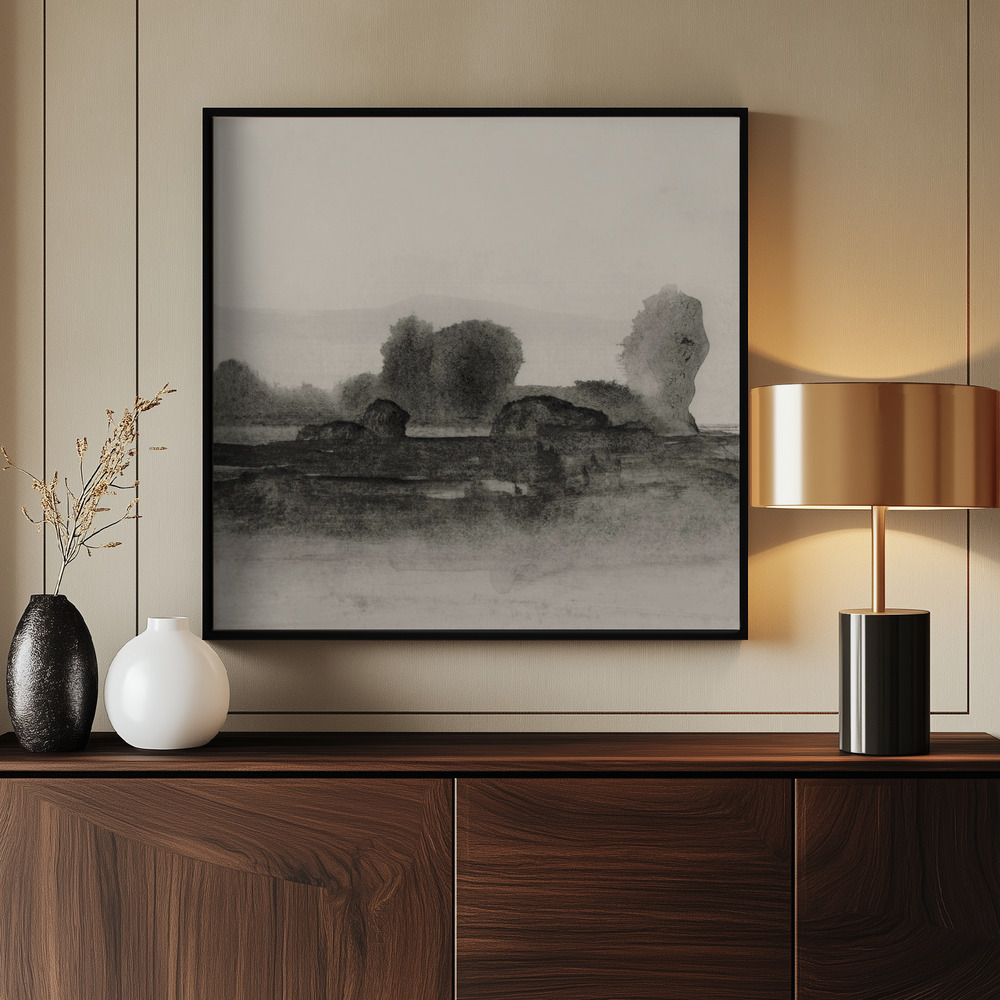 Canvas print - Land 2 by the entrance