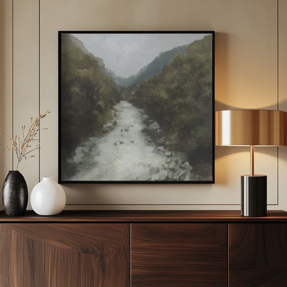 Lærred - River Gorge ved indgangen