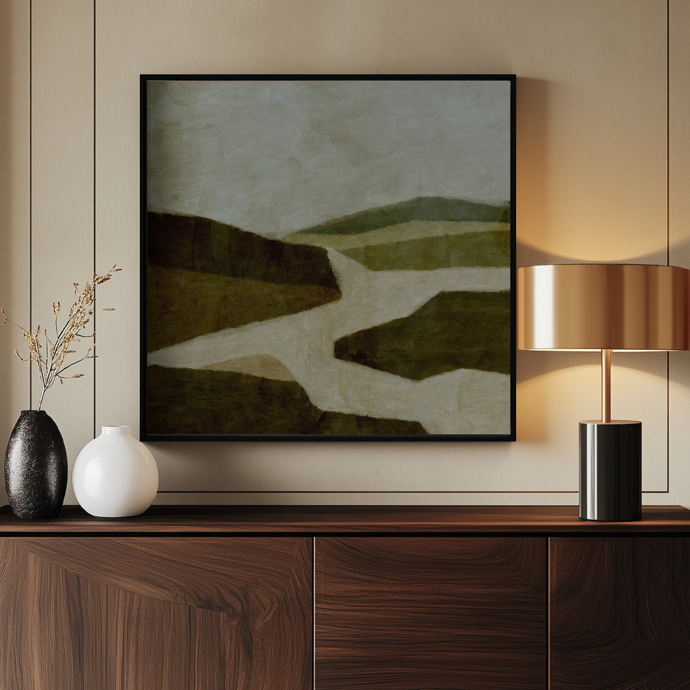 Canvas print - Paysage 3 by the entrance