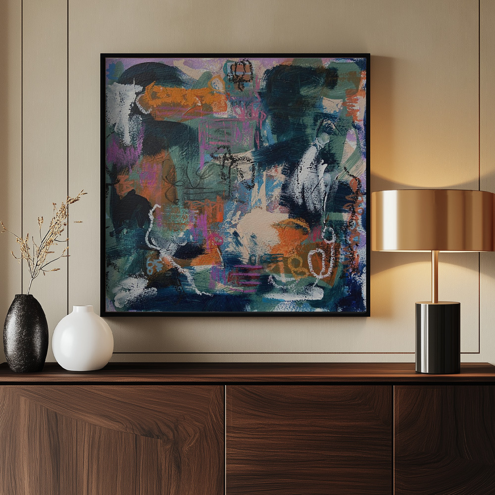 Canvas print - 180 Degrees by the entrance