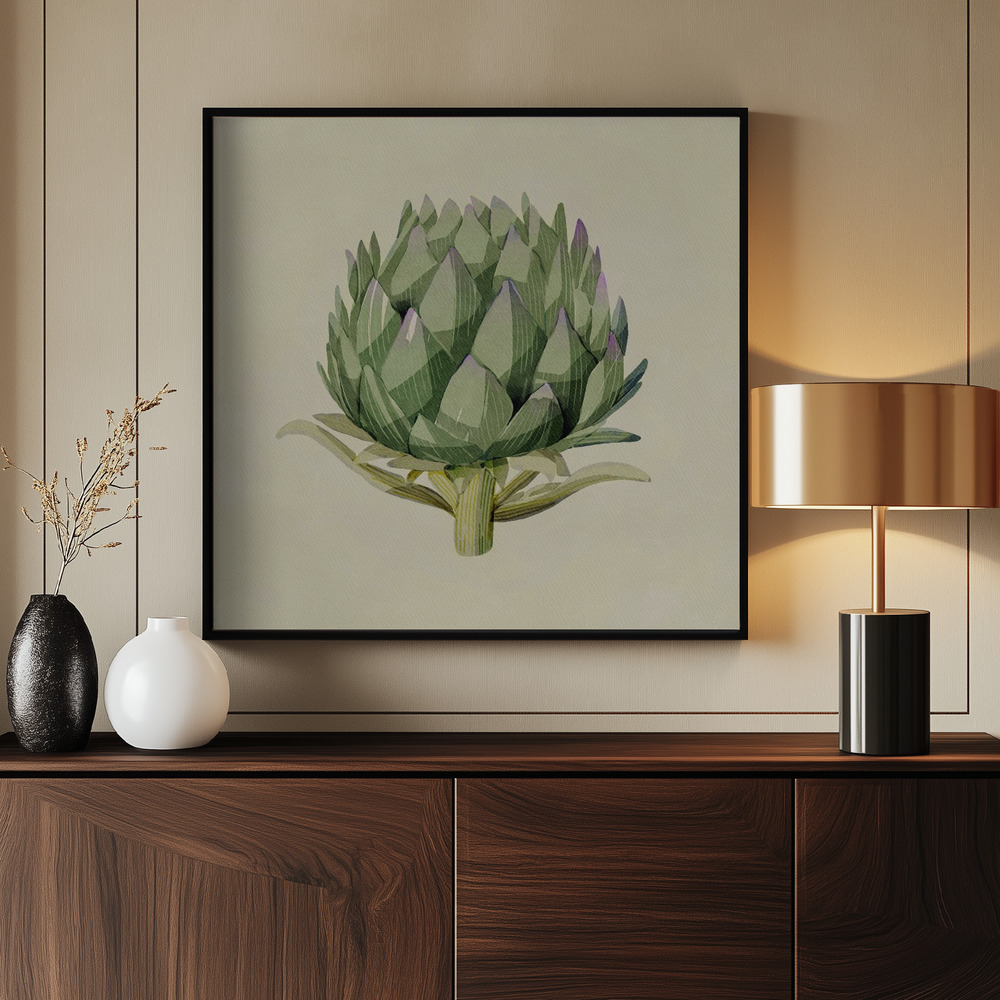 Canvas print - Artichoke by the entrance