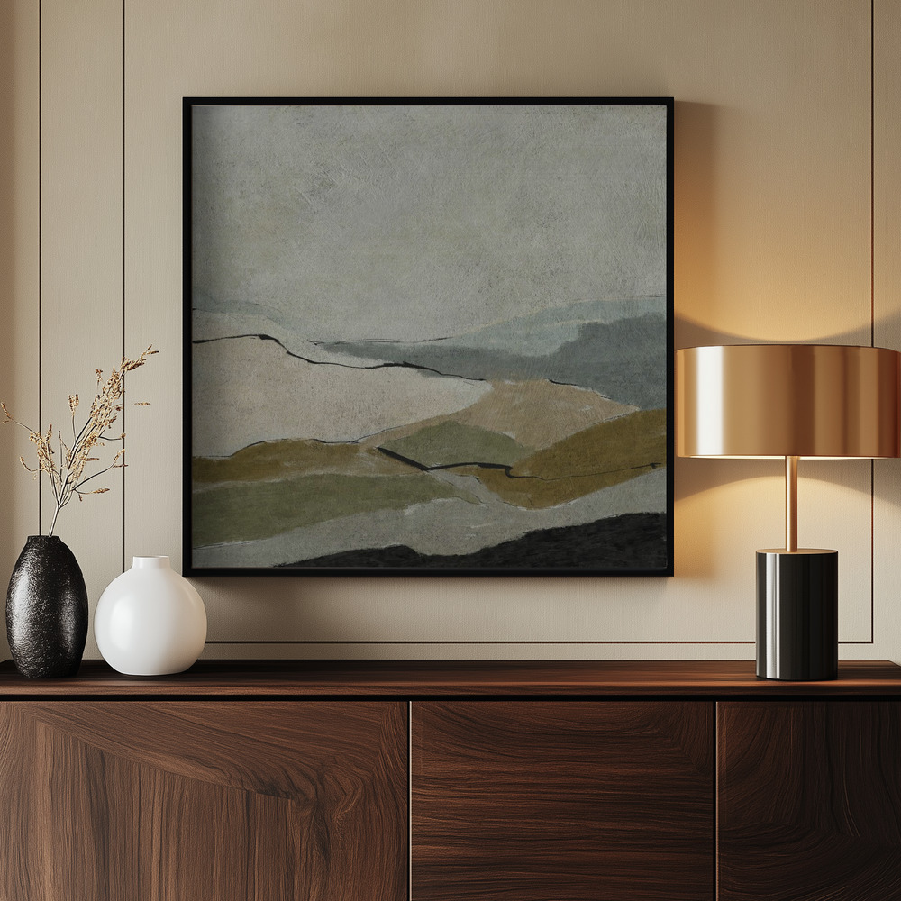 Canvas print - Unseen Landscape by the entrance
