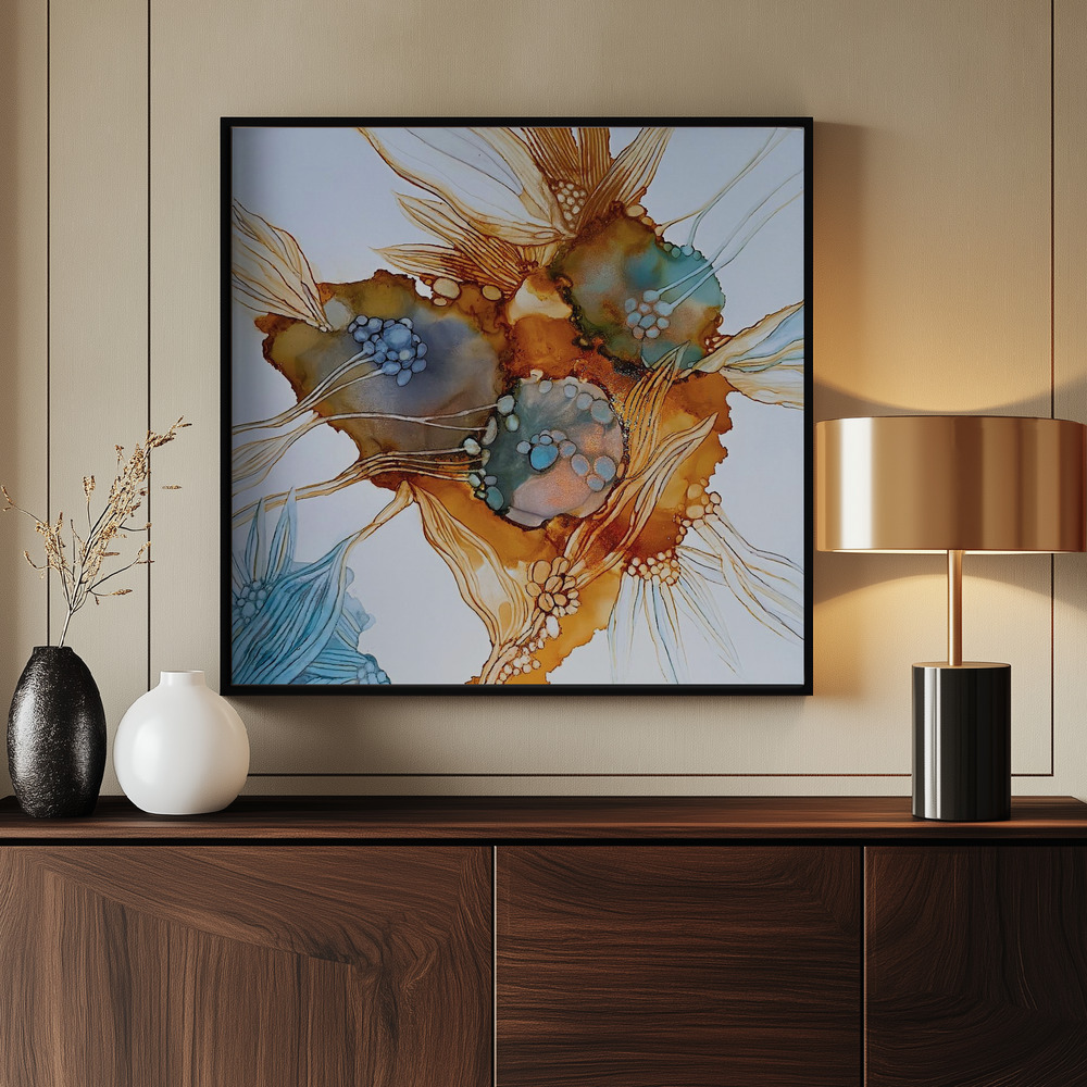 Canvas print - Organic Flow and Natural Beauty by the entrance