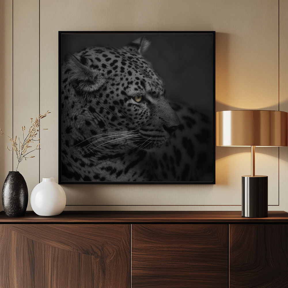 Canvas print - Lightning by the entrance