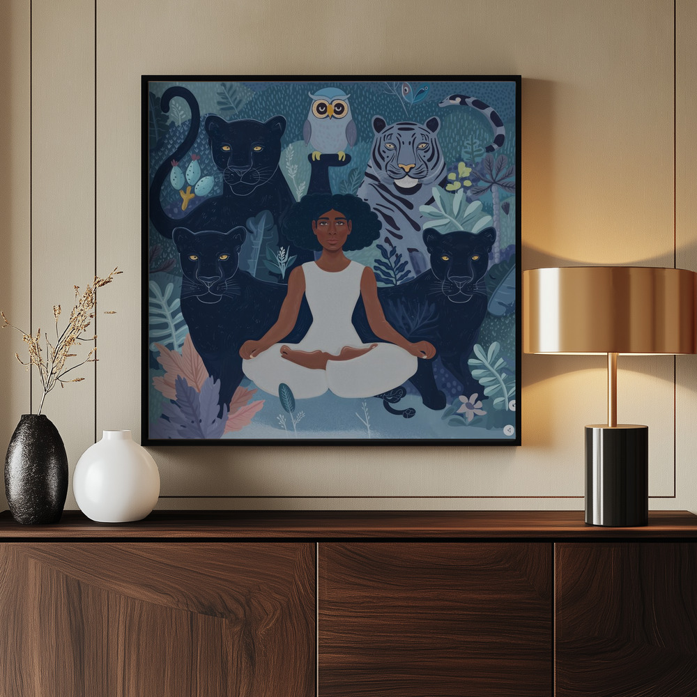 Canvas print - Tropical 3 by the entrance