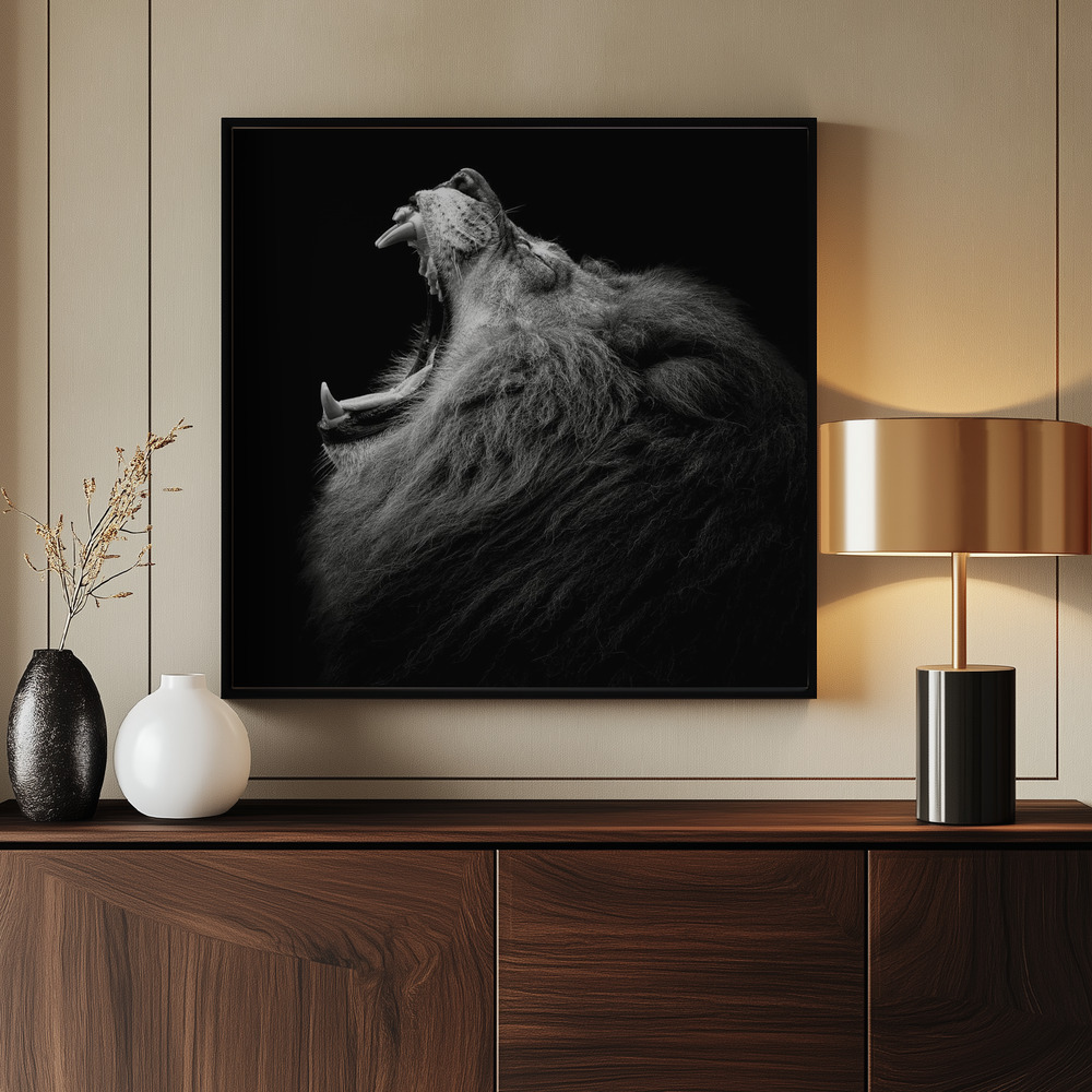 Canvas print - Primal Yawn #6 by the entrance