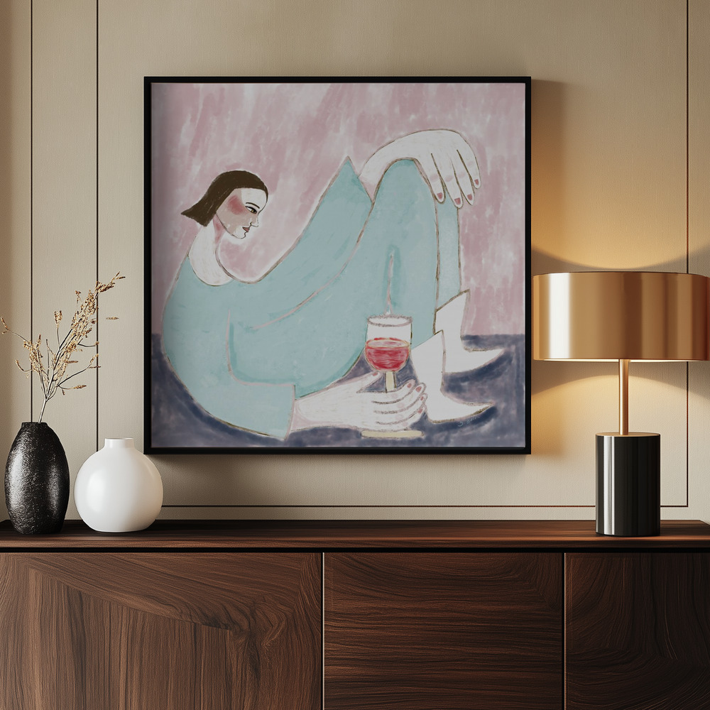 Leinwandbild - Time to Relax am Eingang