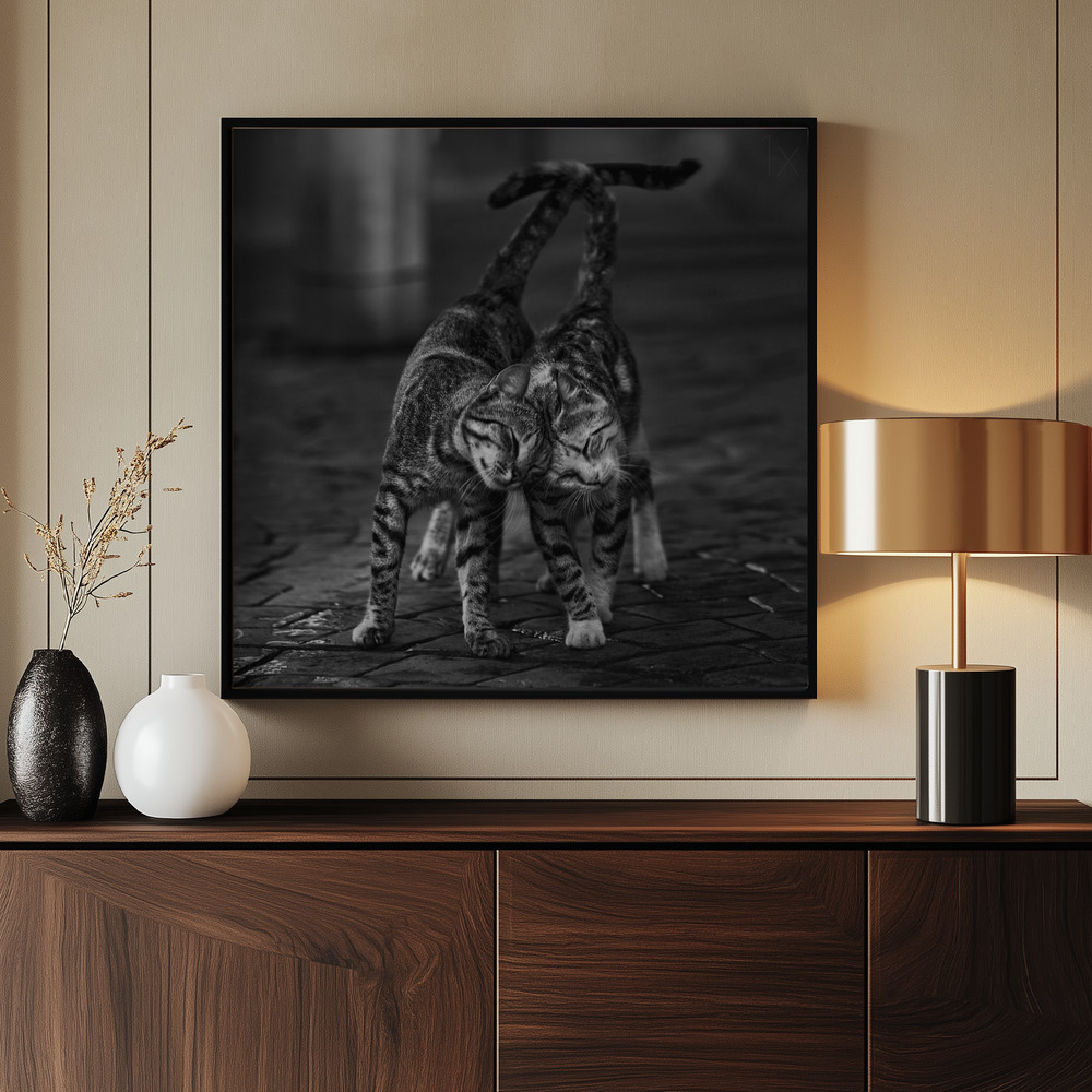 Canvas print - Untitled by the entrance