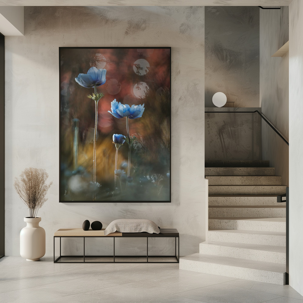 Plakat - A riot of colors in a grey and dreary world i indgangen