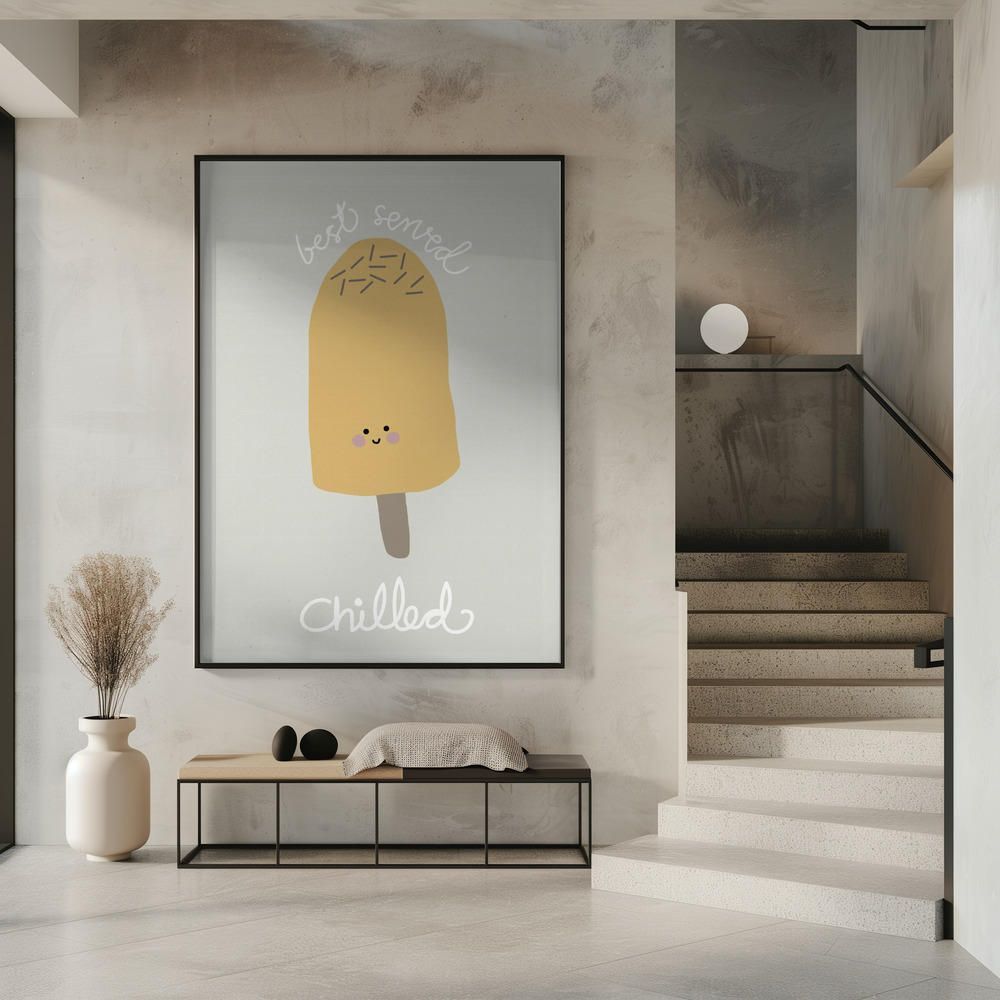 Poster - Chilled Ice Cream in entrance