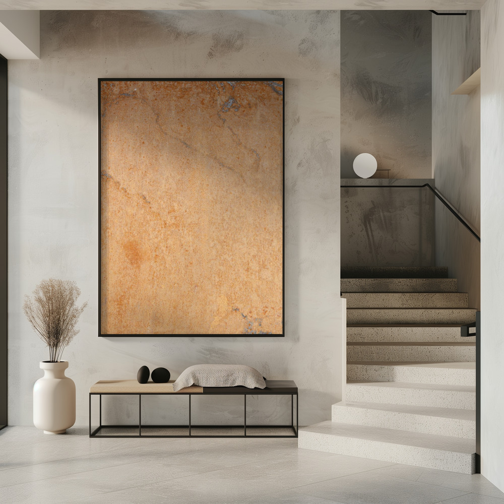 Poster - Orange wall in entrance
