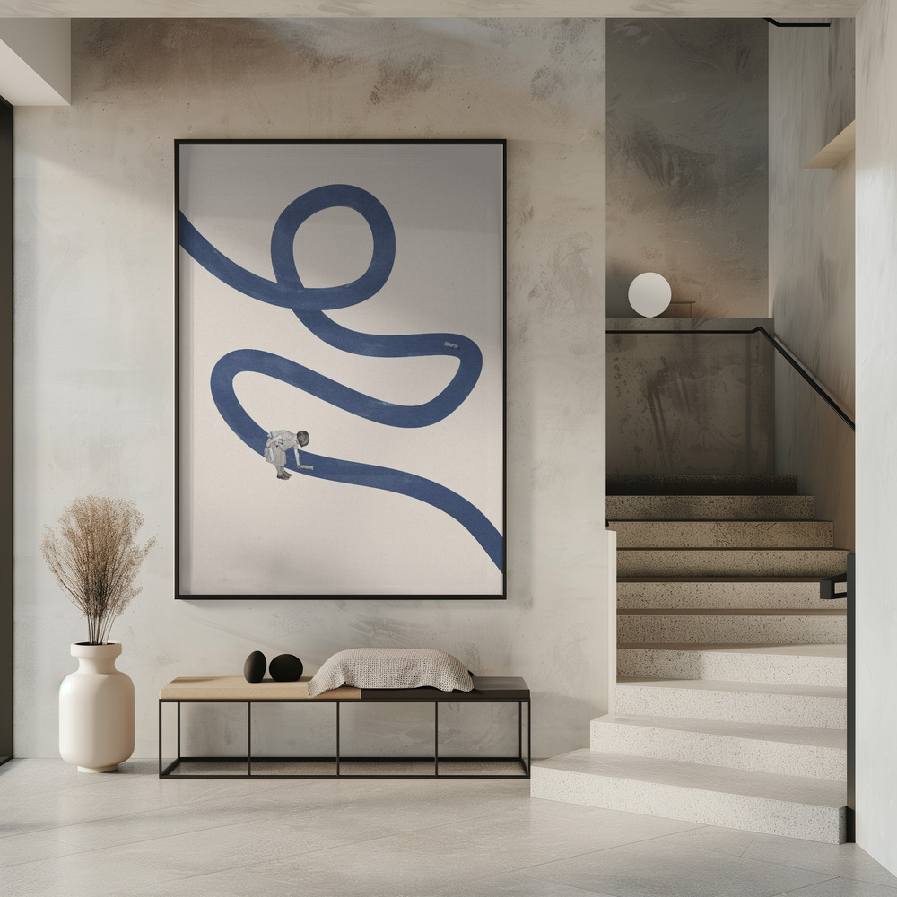 Poster - River cleanse im Eingang