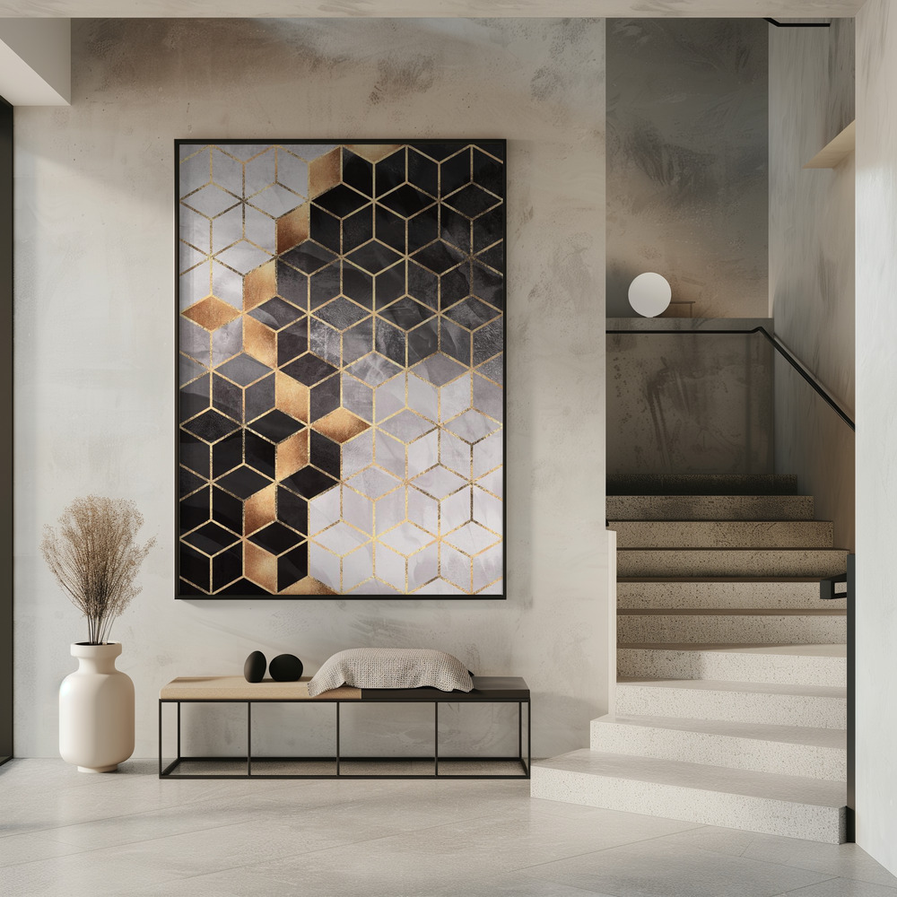 Poster - Smoky Cubes in entree
