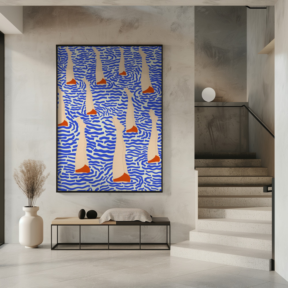 Poster - Bañistas in entrance