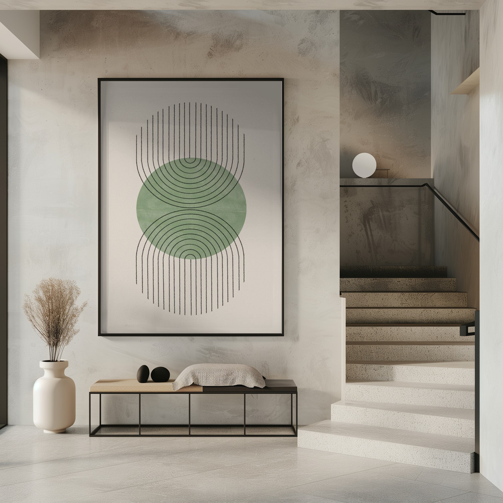 Poster - Perfect Point Green in entree
