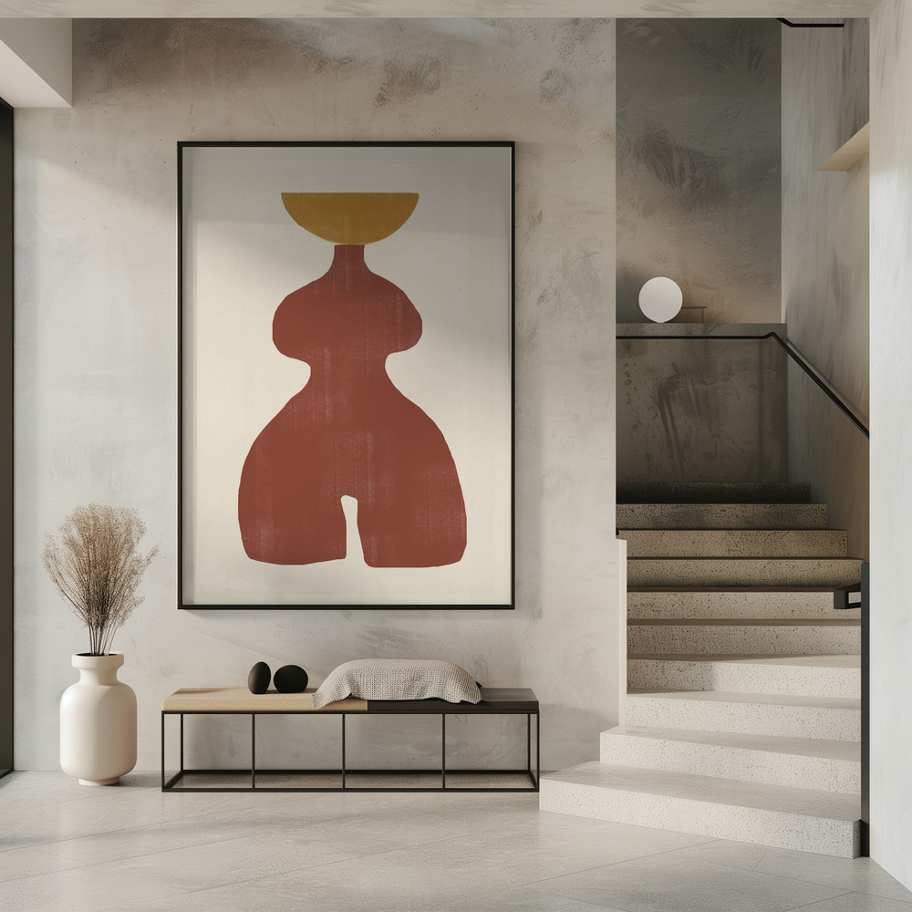 Poster - Vase No11. in entrance