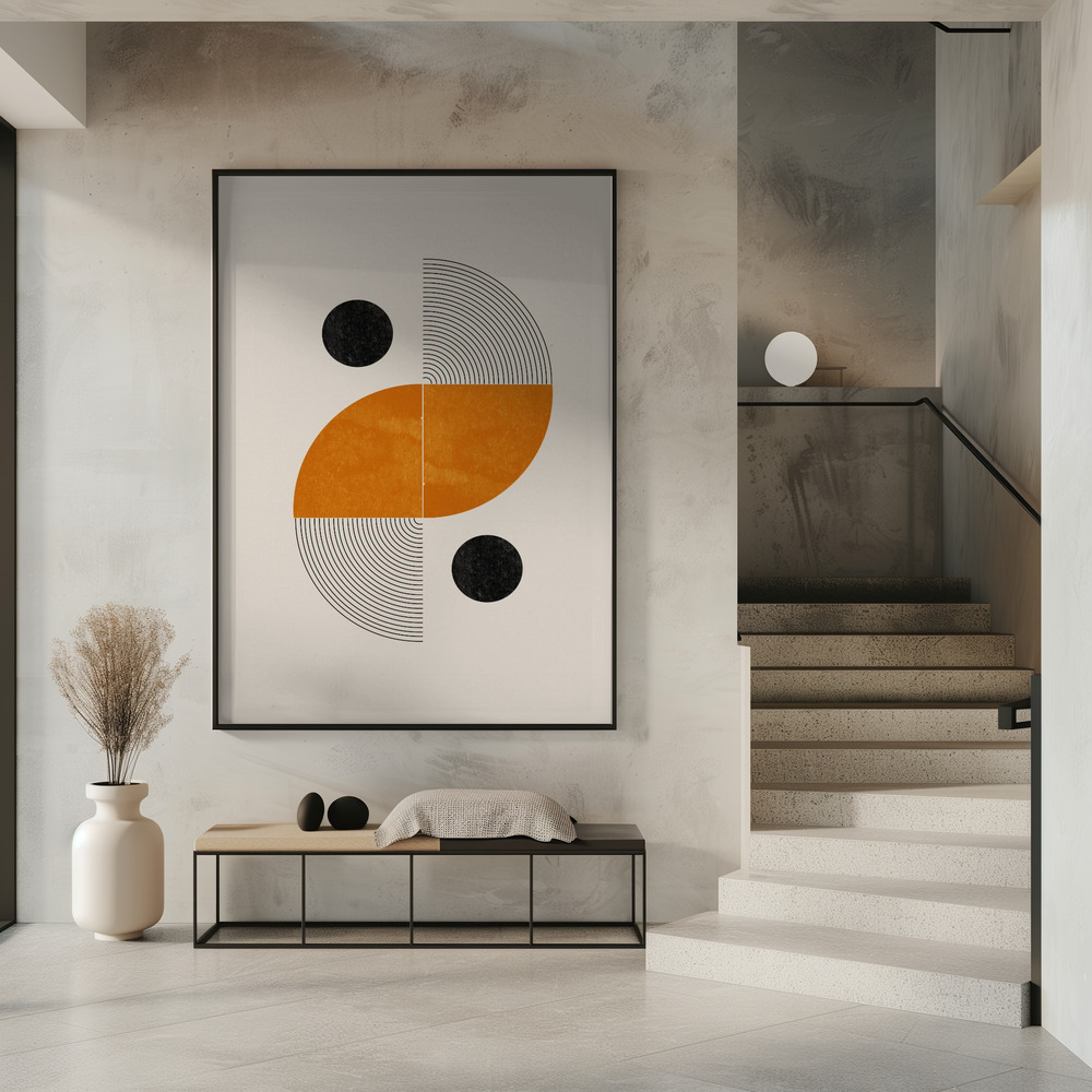 Poster - Retro Shape in entrance
