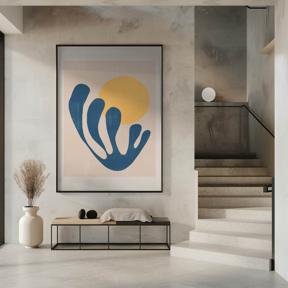 Poster - Modern Plant No1. in entrance