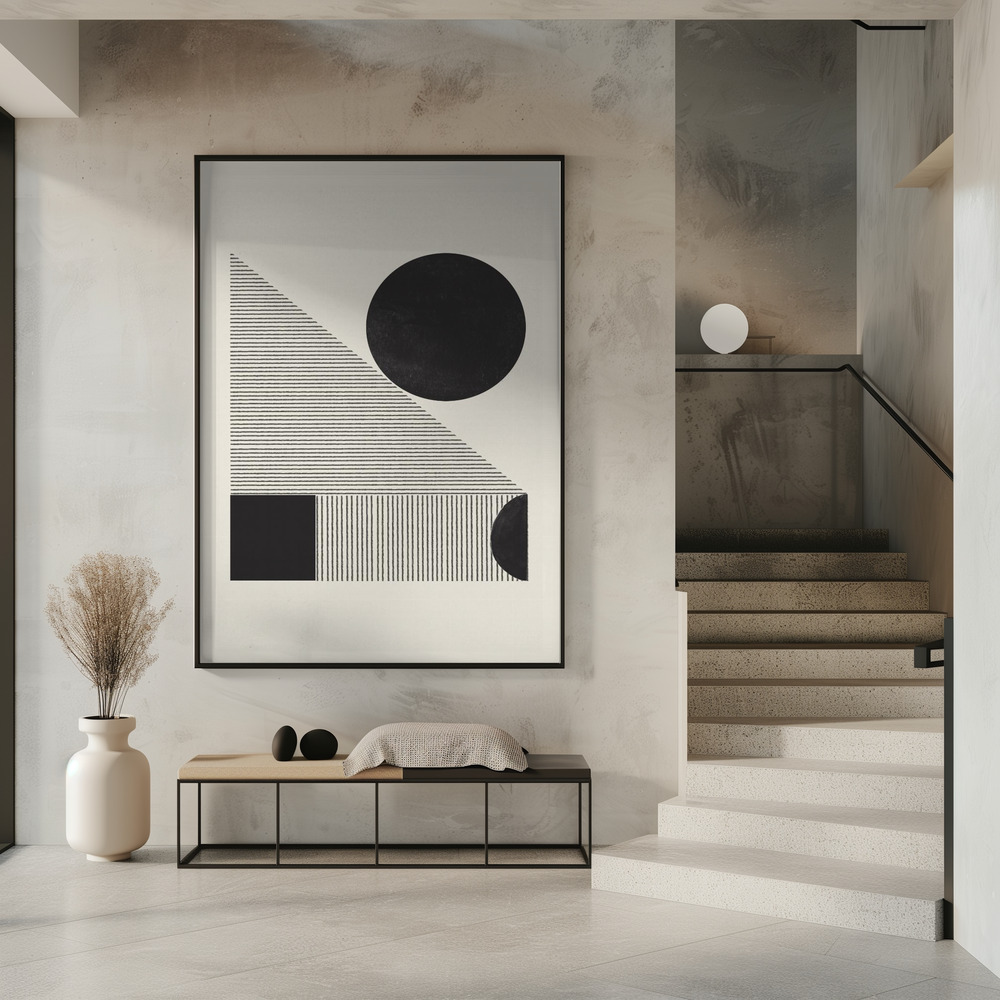 Poster - Composition IX in entrance