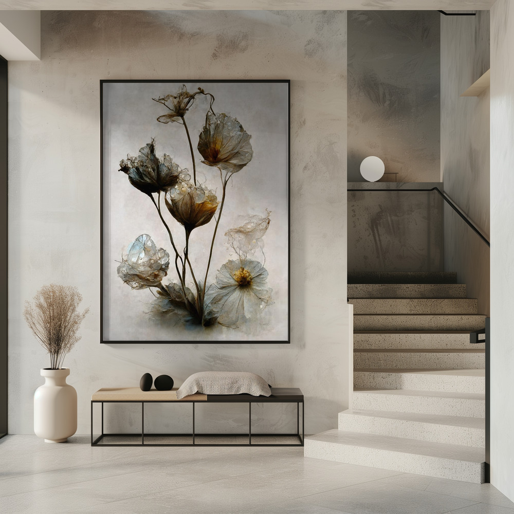 Poster - Crystal Flowers in entrance