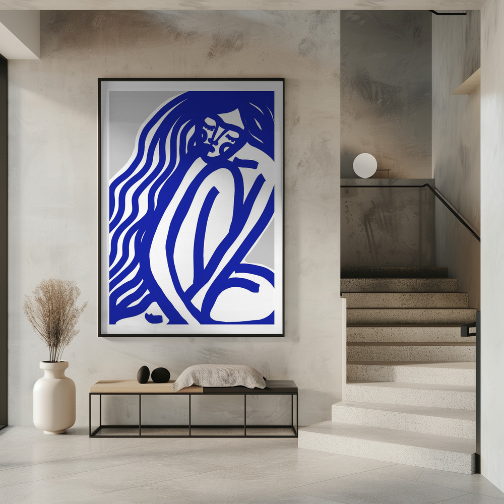 Poster - The Silence (Blue) in entrance