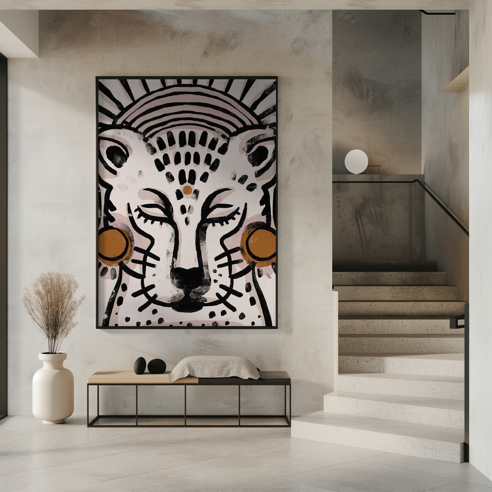 Poster - Tiger (Light Version) im Eingang