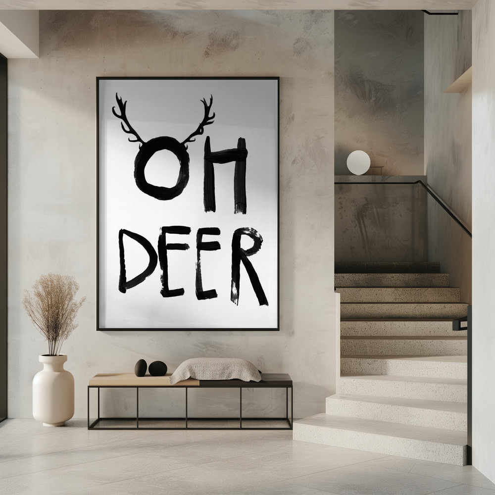 Juliste - Oh Deer sisäänkäynnillä