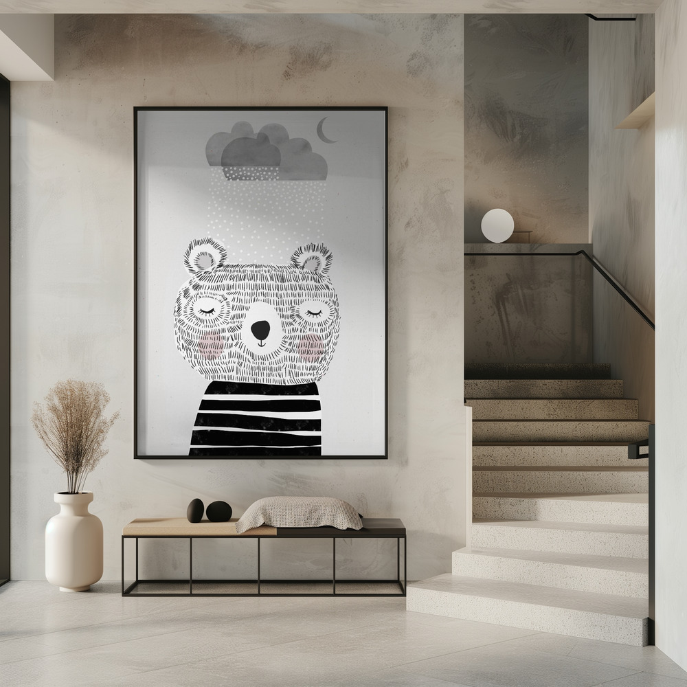Poster - I Love Snow in entrance