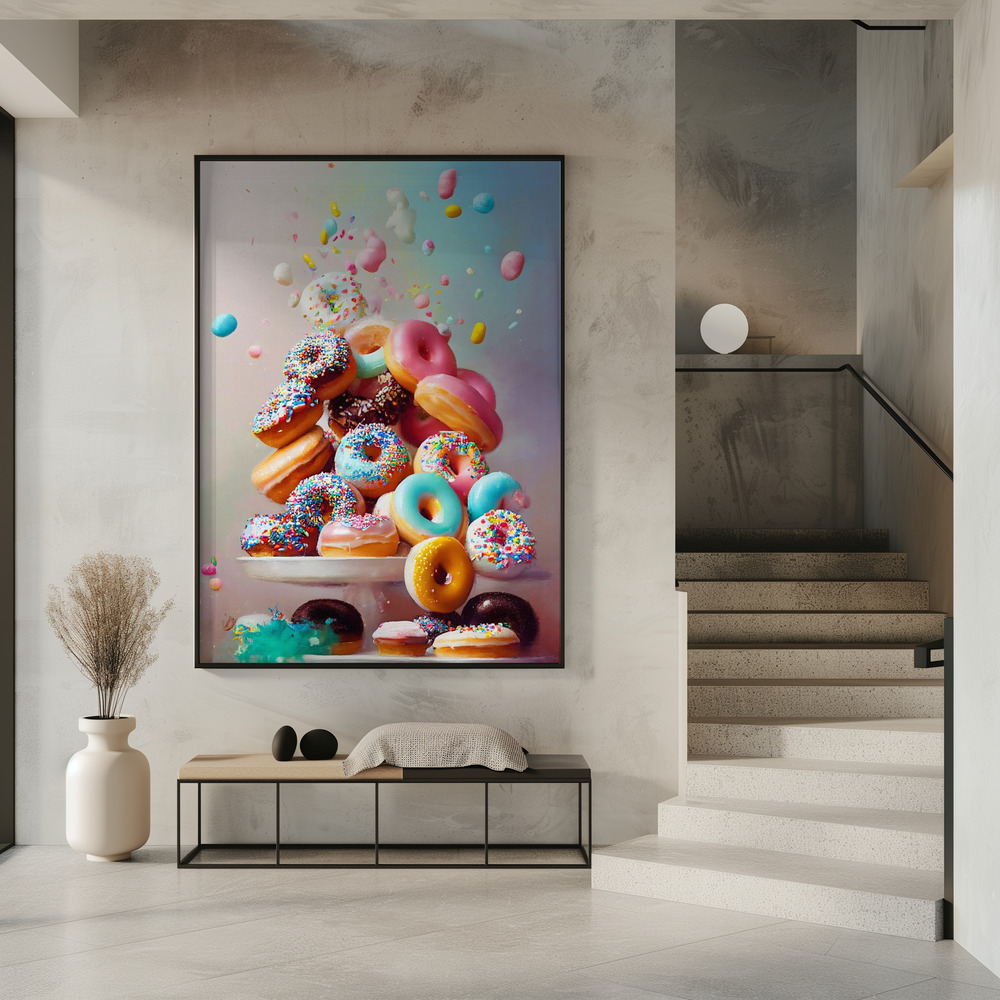 Poster - Donuts! in entrance