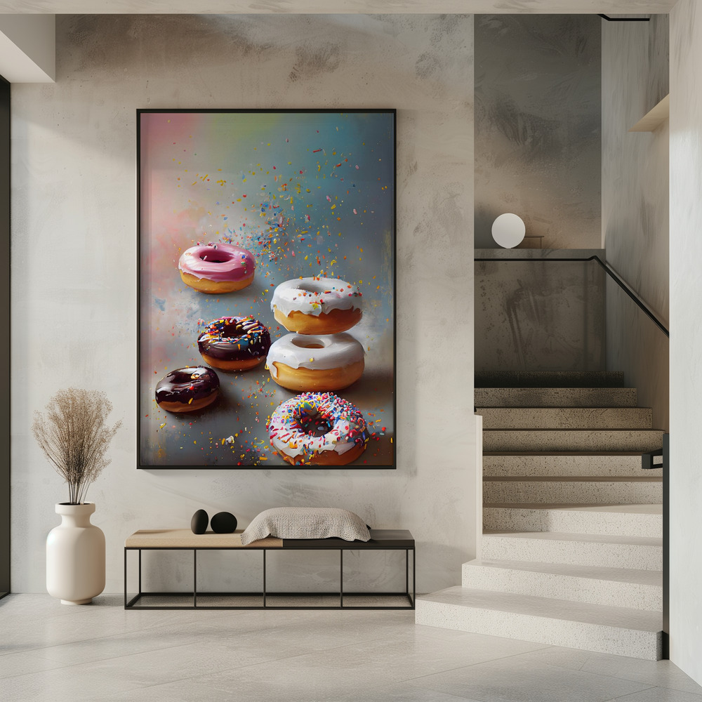 Poster - Yummy Donuts in entrance