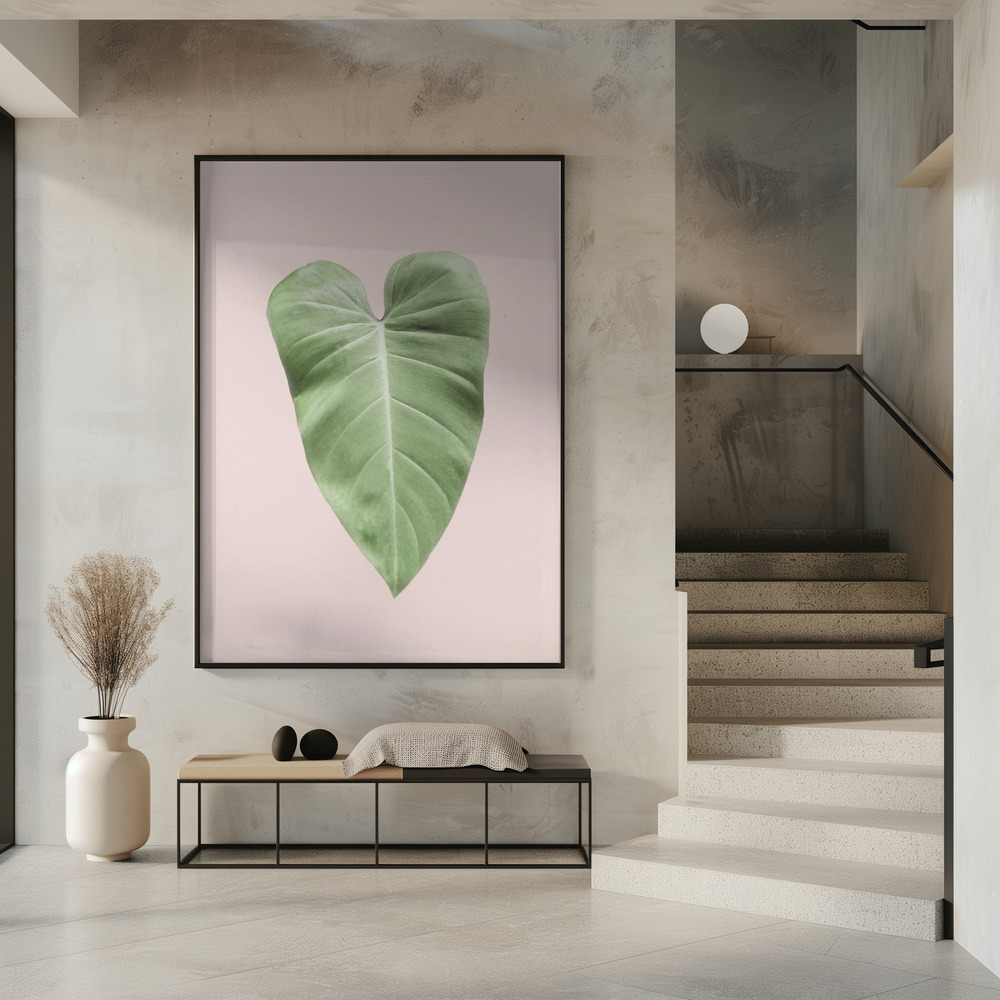Plakat - Tropical Leaf Blush przy wejściu