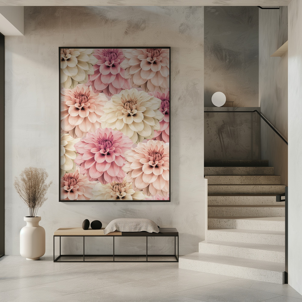 Poster Dahlia - Affisch i entré