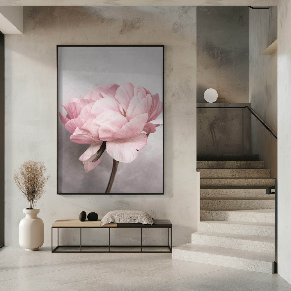 Poster - Peony in entrance