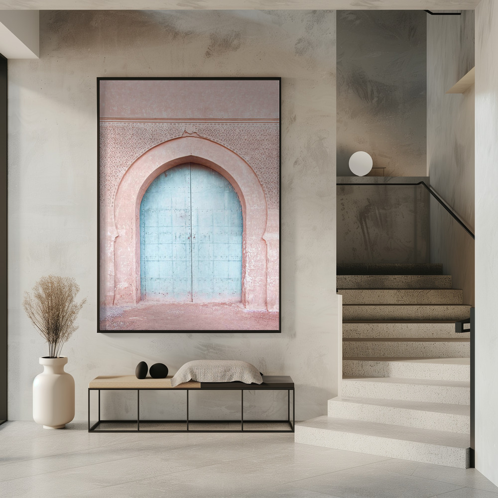 Poster - - Turquoise Door in ingresso