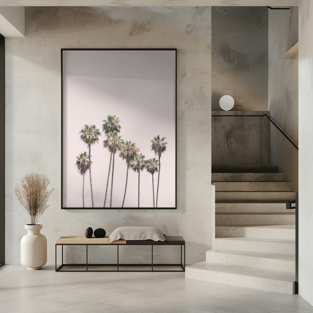 Poster - Blush Palms in entrance