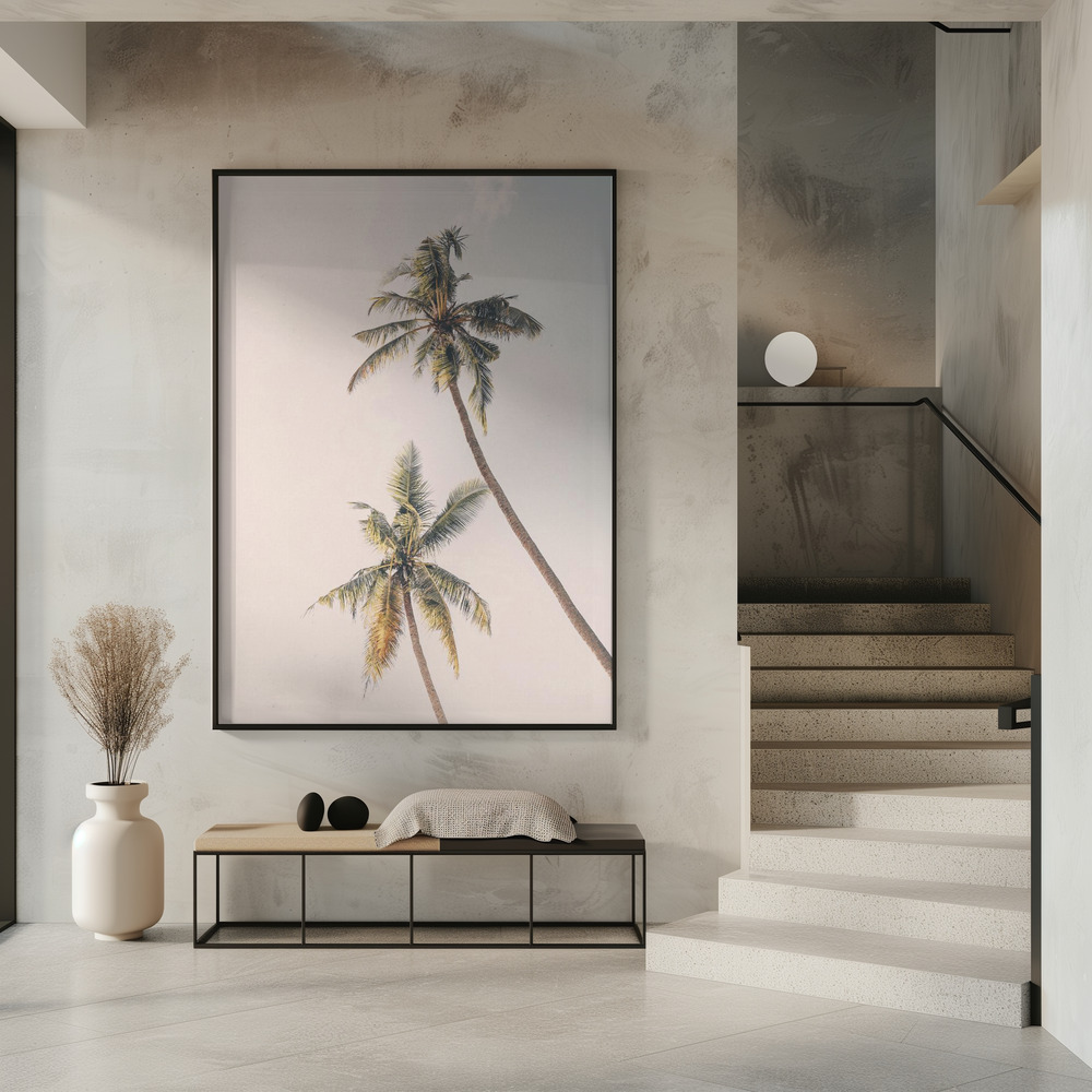 Poster Tropical Palms - Affisch i entré