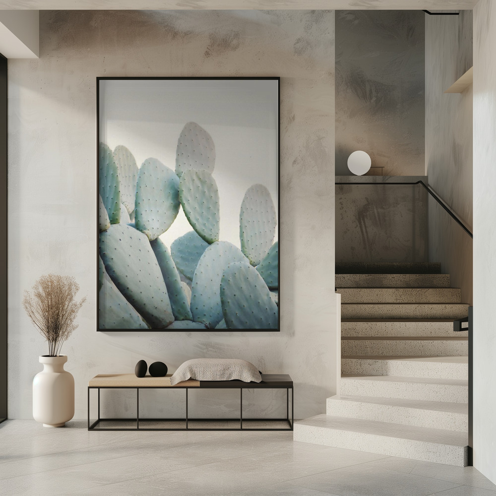 Poster - Pastel Cacti in entree