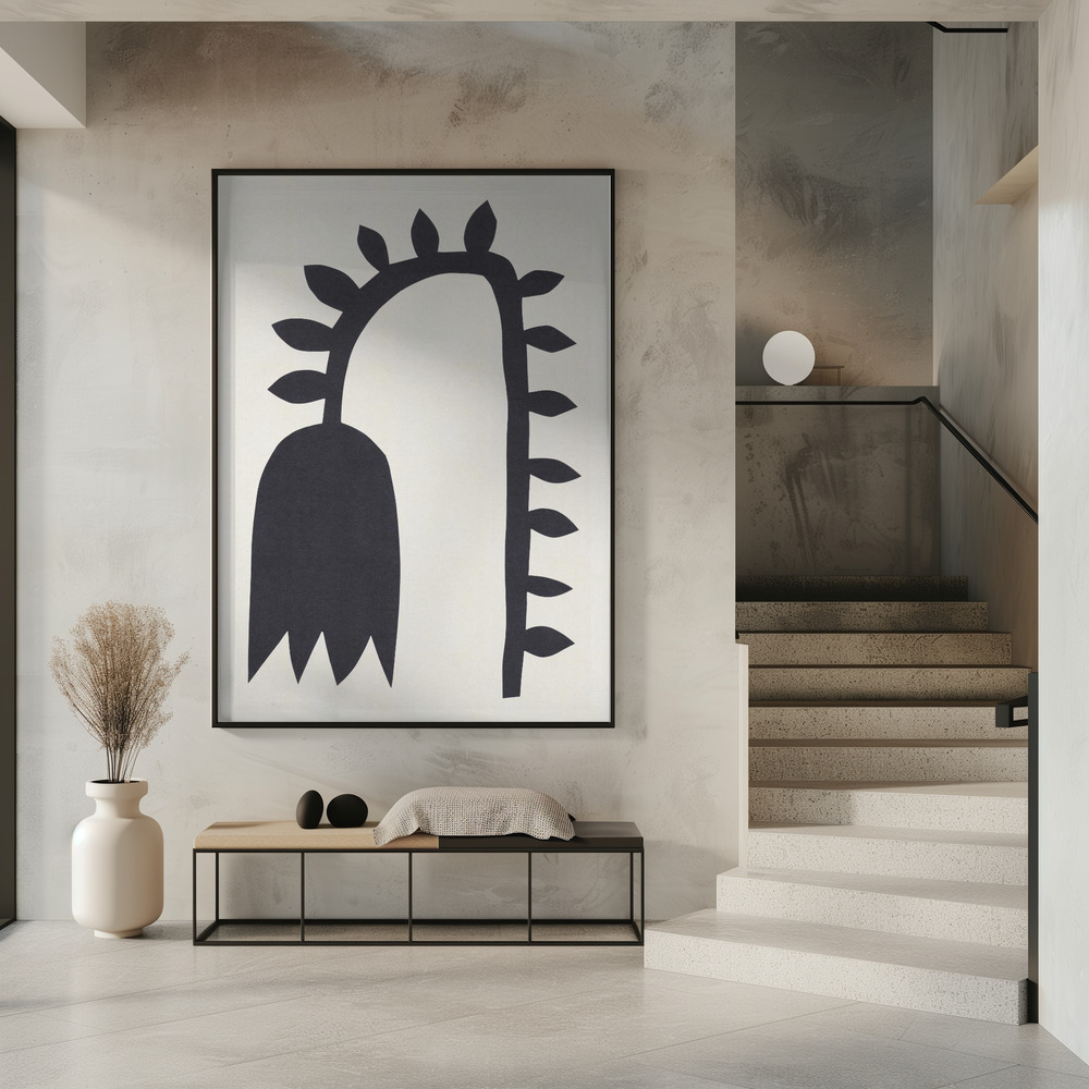 Poster Black Tulip #1 - Affisch i entré